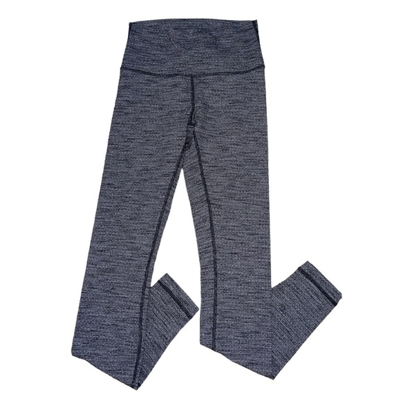 Lululemon Wunder Under Hi-Rise Tight *28" Coco Pique Black White women’s size 4 - Picture 5 of 9